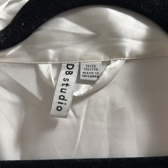 White Satin Bride Robe - Picture 3 of 3